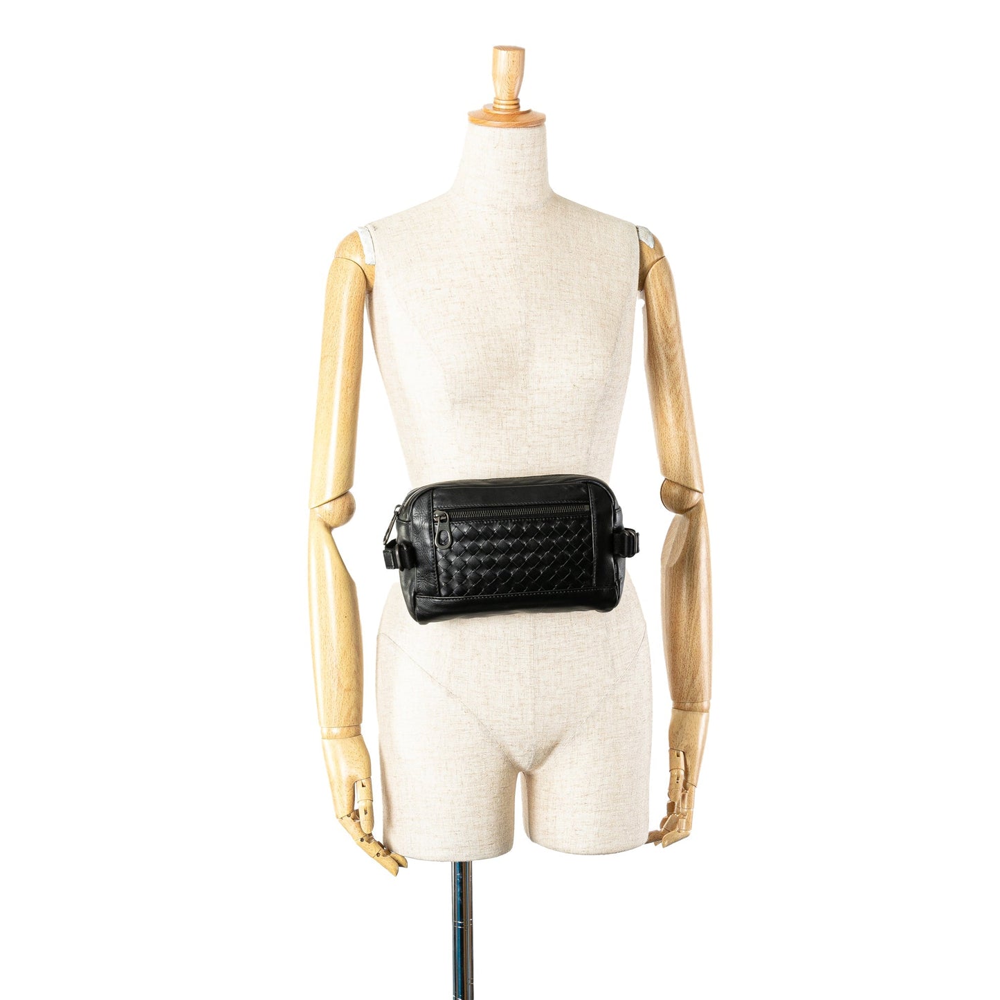 Bottega Veneta Nappa Intrecciato Belt Bag Black
