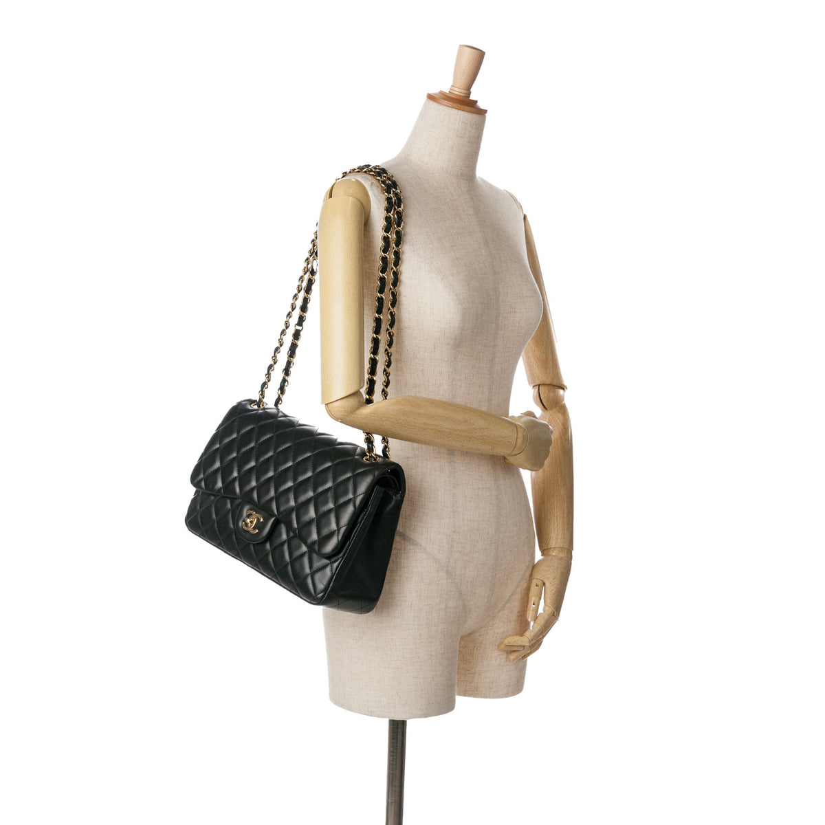 Chanel Jumbo Classic Lambskin Double Flap Black