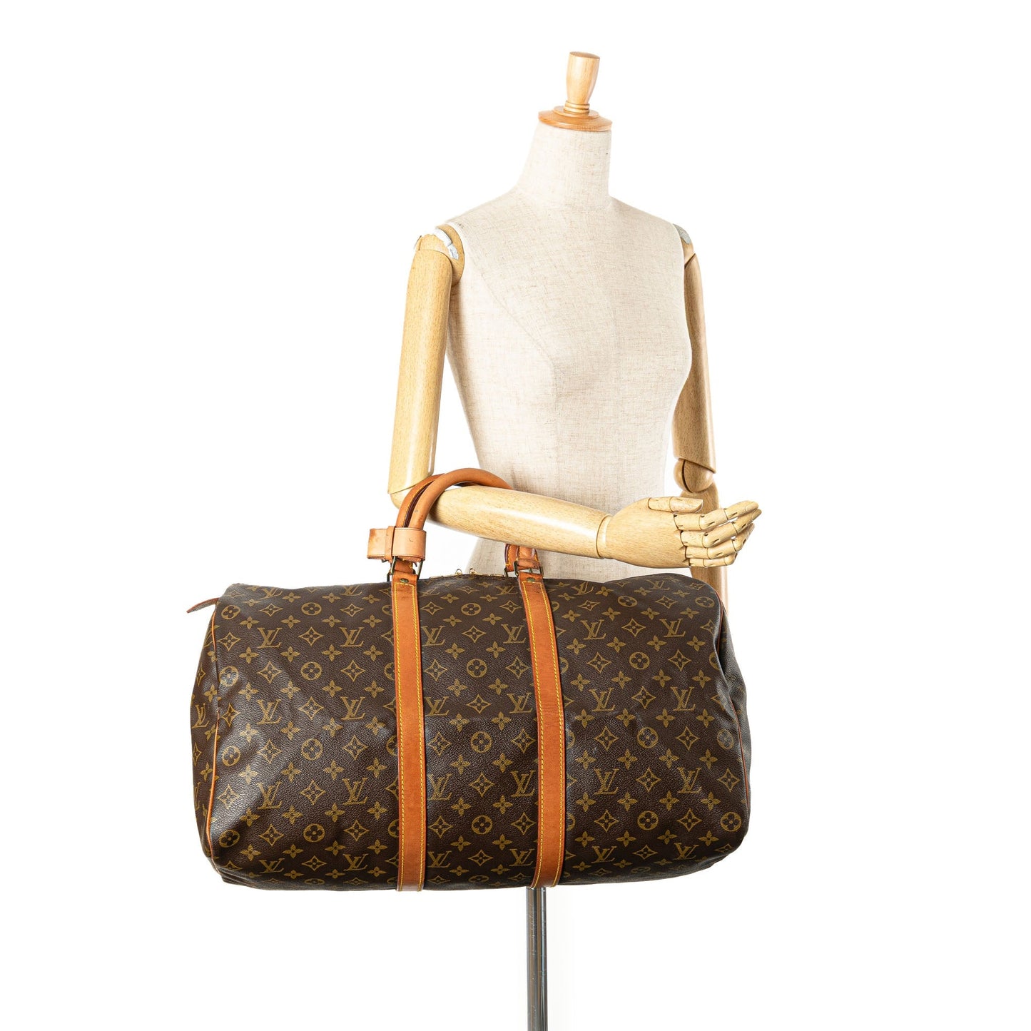Louis Vuitton Monogram Keepall 50 Brown