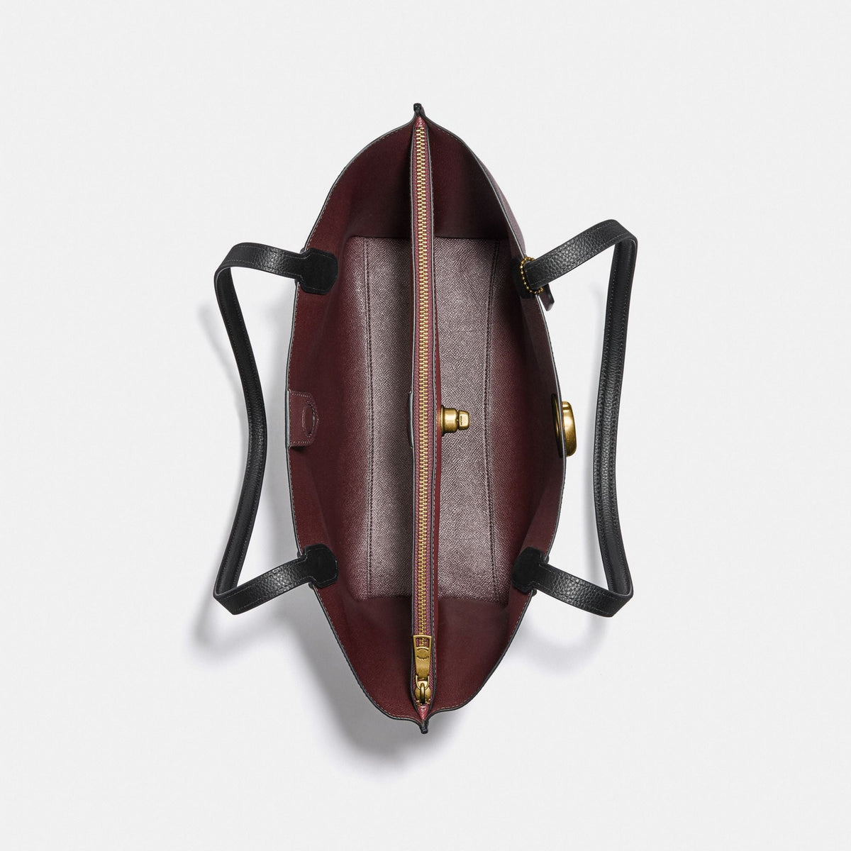 Coach Willow Tote - Brass/Black
