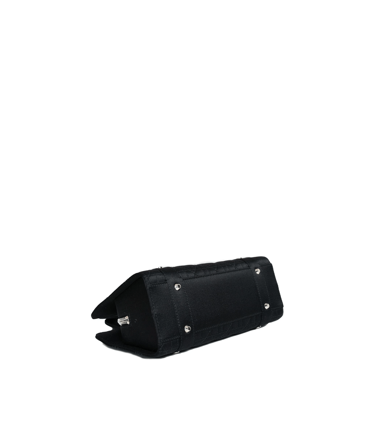 Christian Dior Black Cannage Top Handle Bag GHW AGL1036