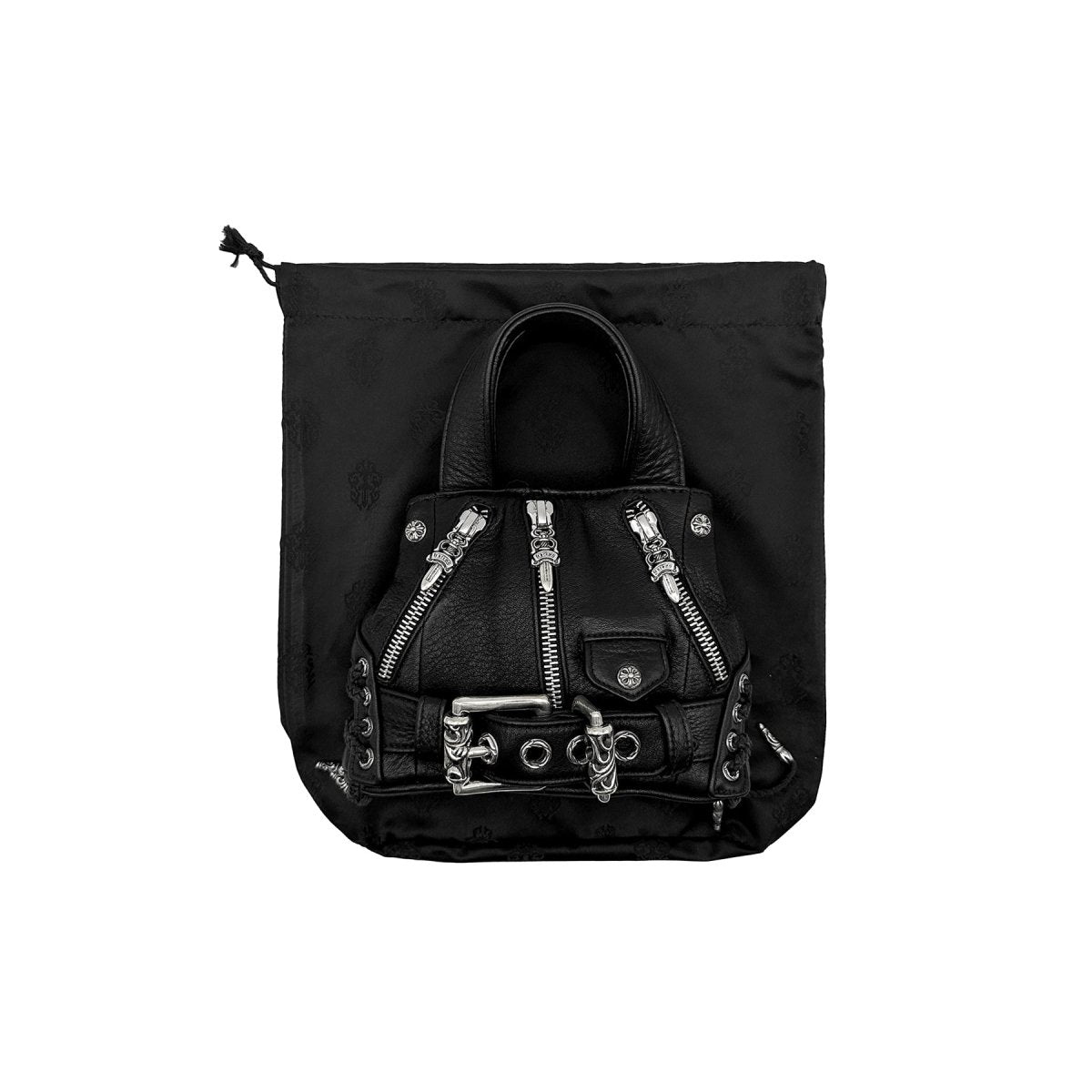 Chrome Hearts Black JJ Dean Mini Bag