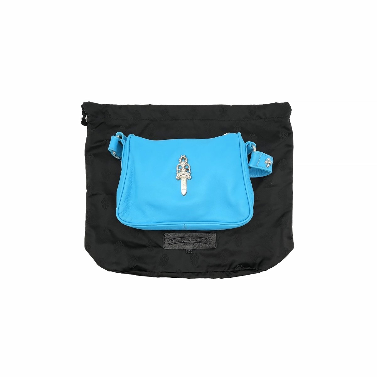 Chrome Hearts Silver Dagger Blue Nugget Bag