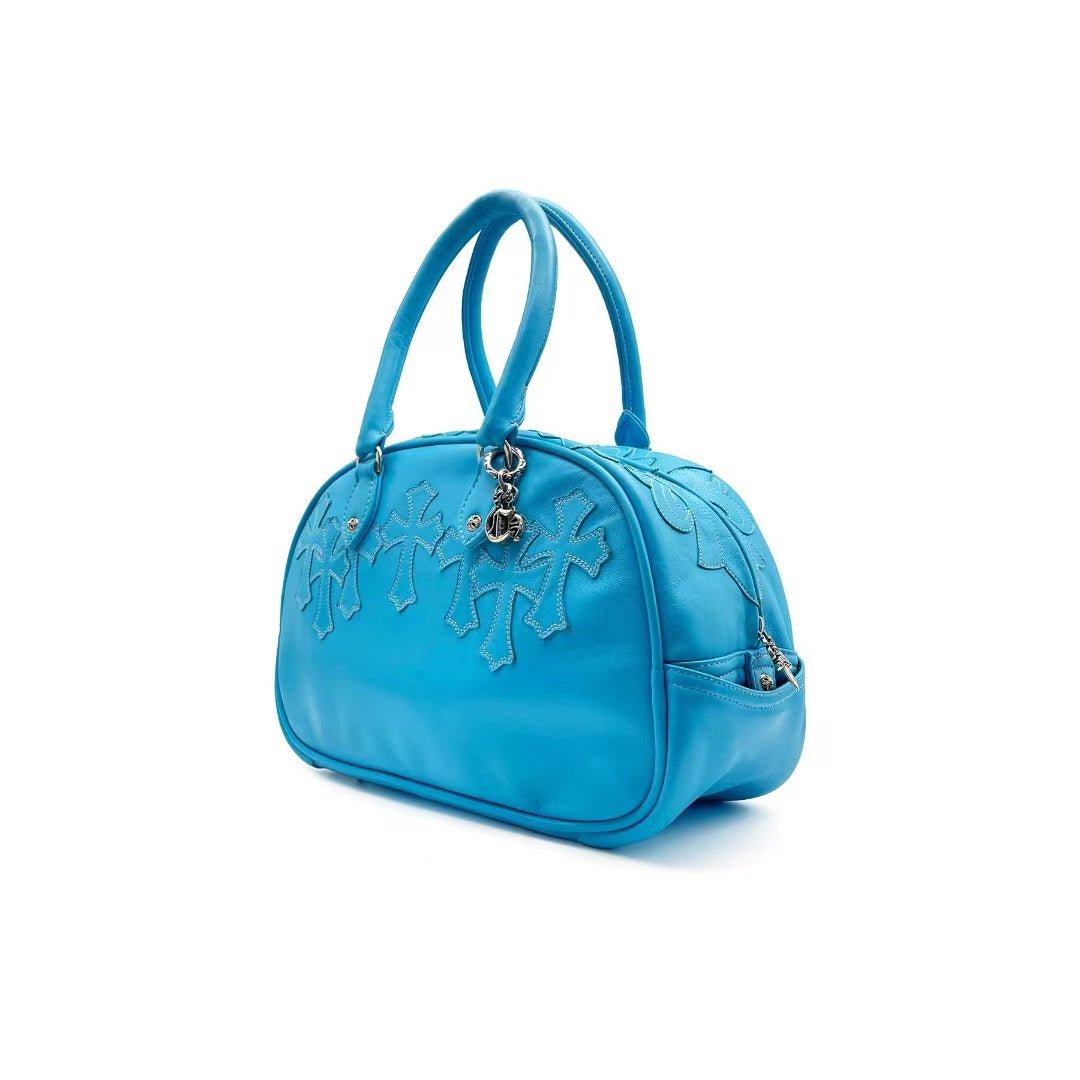 Chrome Hearts Floral Cemetery Cross Patch Gym Bag