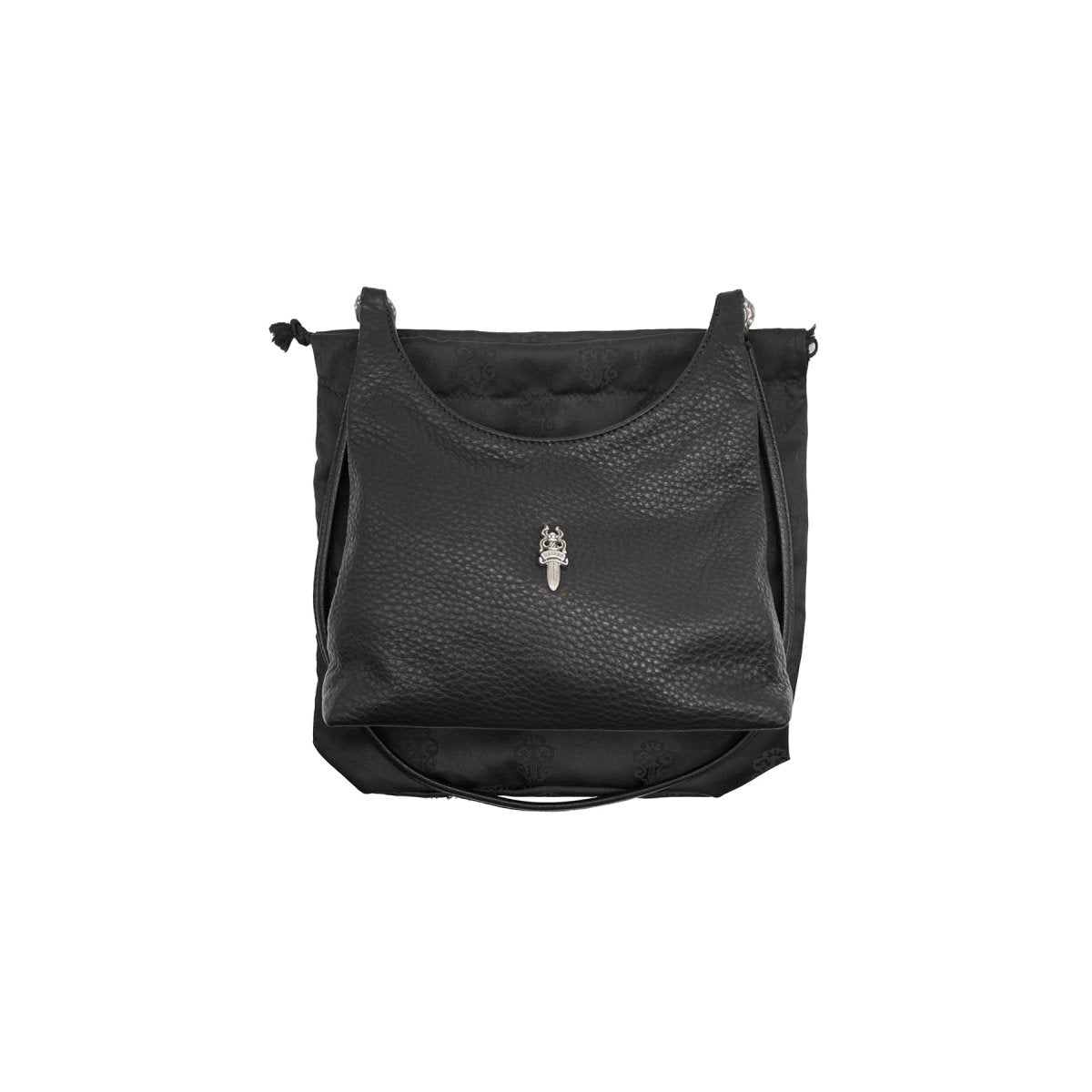 Chrome Hearts Viv Silver Dagger Black Bag