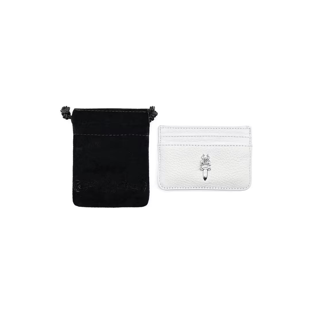 Chrome Hearts White Dagger Card Holder