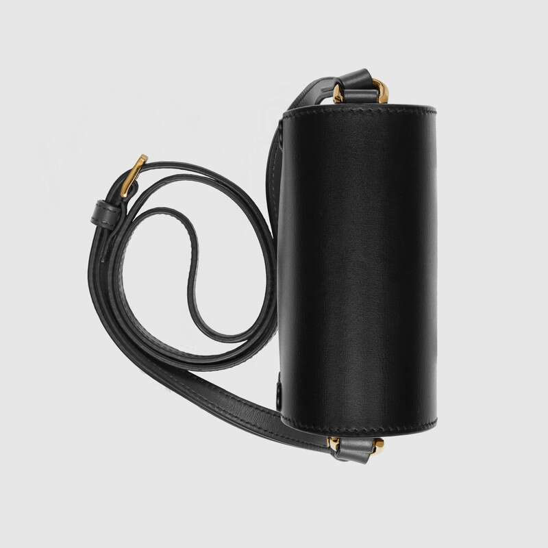 Gucci Horsebit 1955 Mini Bag Black Leather