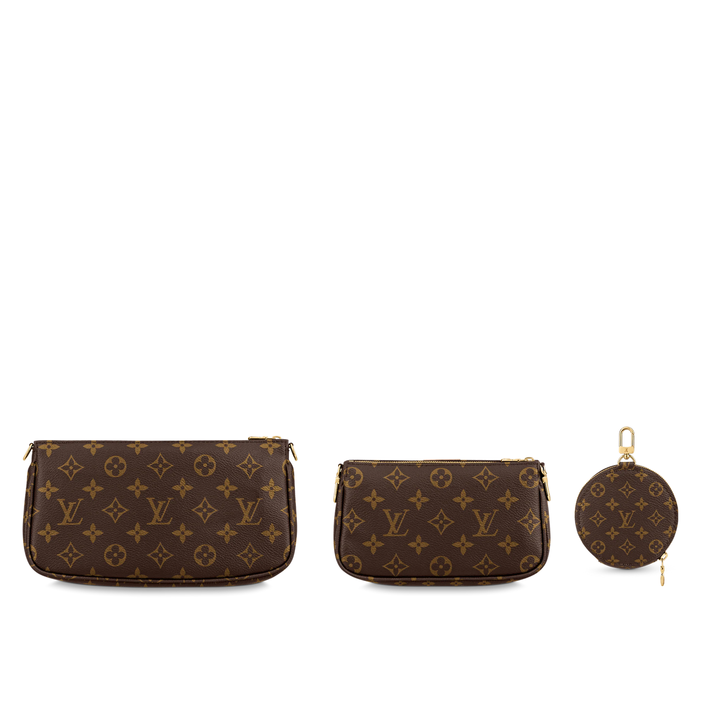 Louis Vuitton Multi Pochette Khaki Crossbody Bag