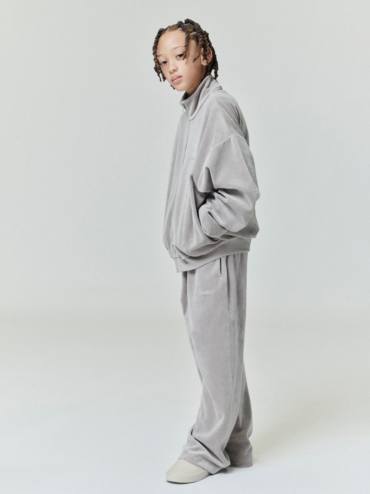 Kids Velour Classic Track Jacket