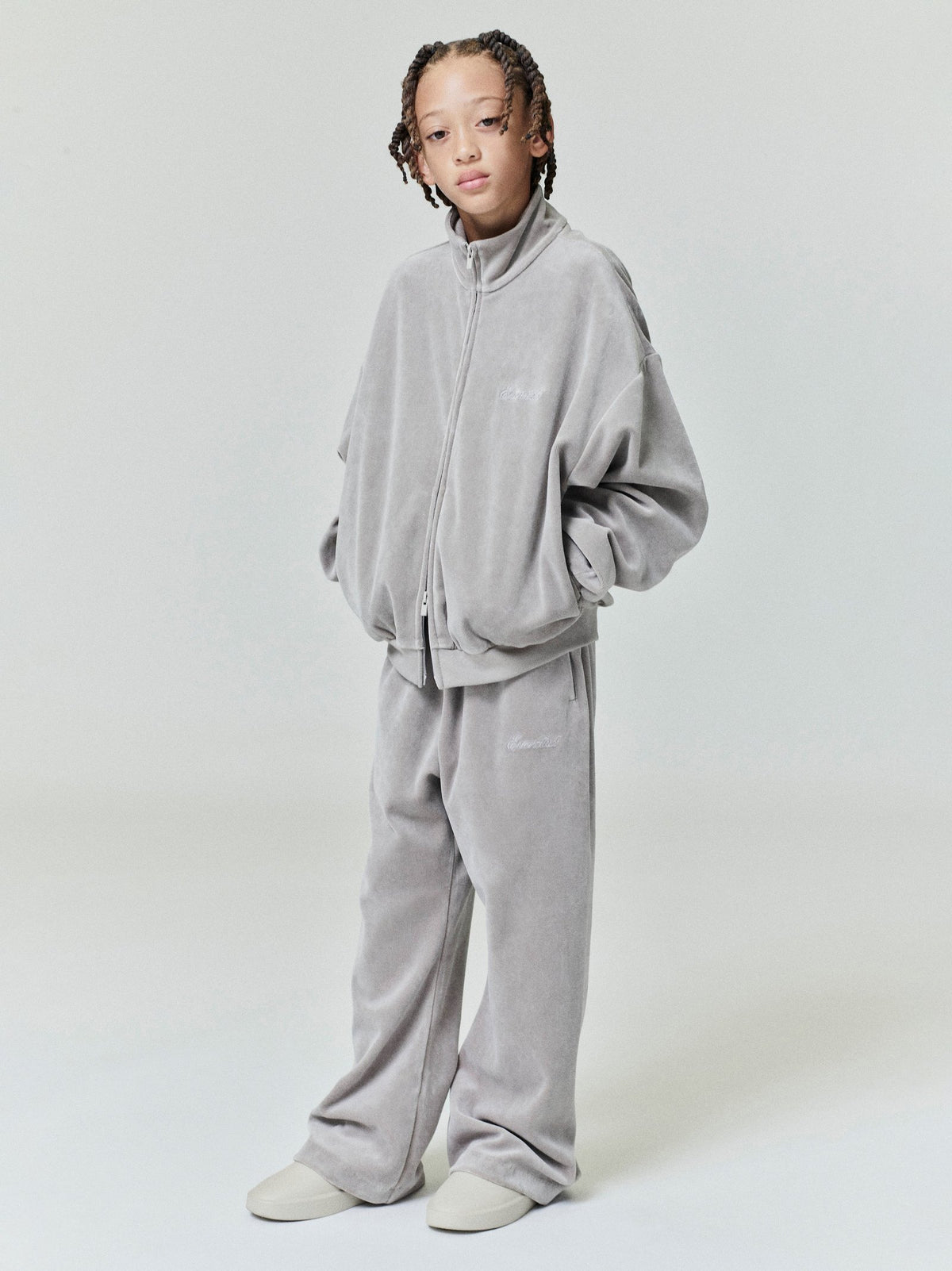 Kids Velour Classic Track Jacket