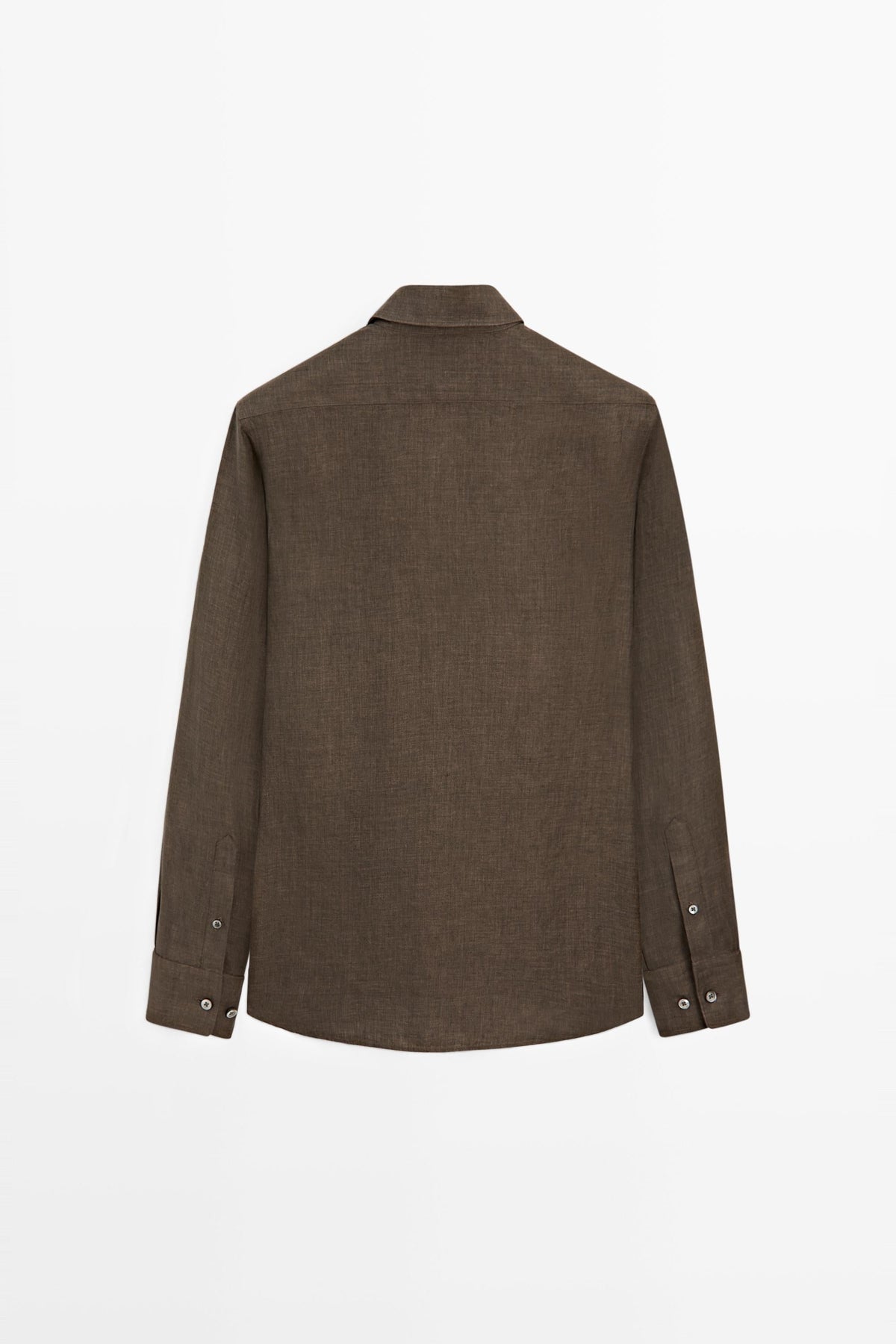 Massimo Dutti Linen Shirt - Brown