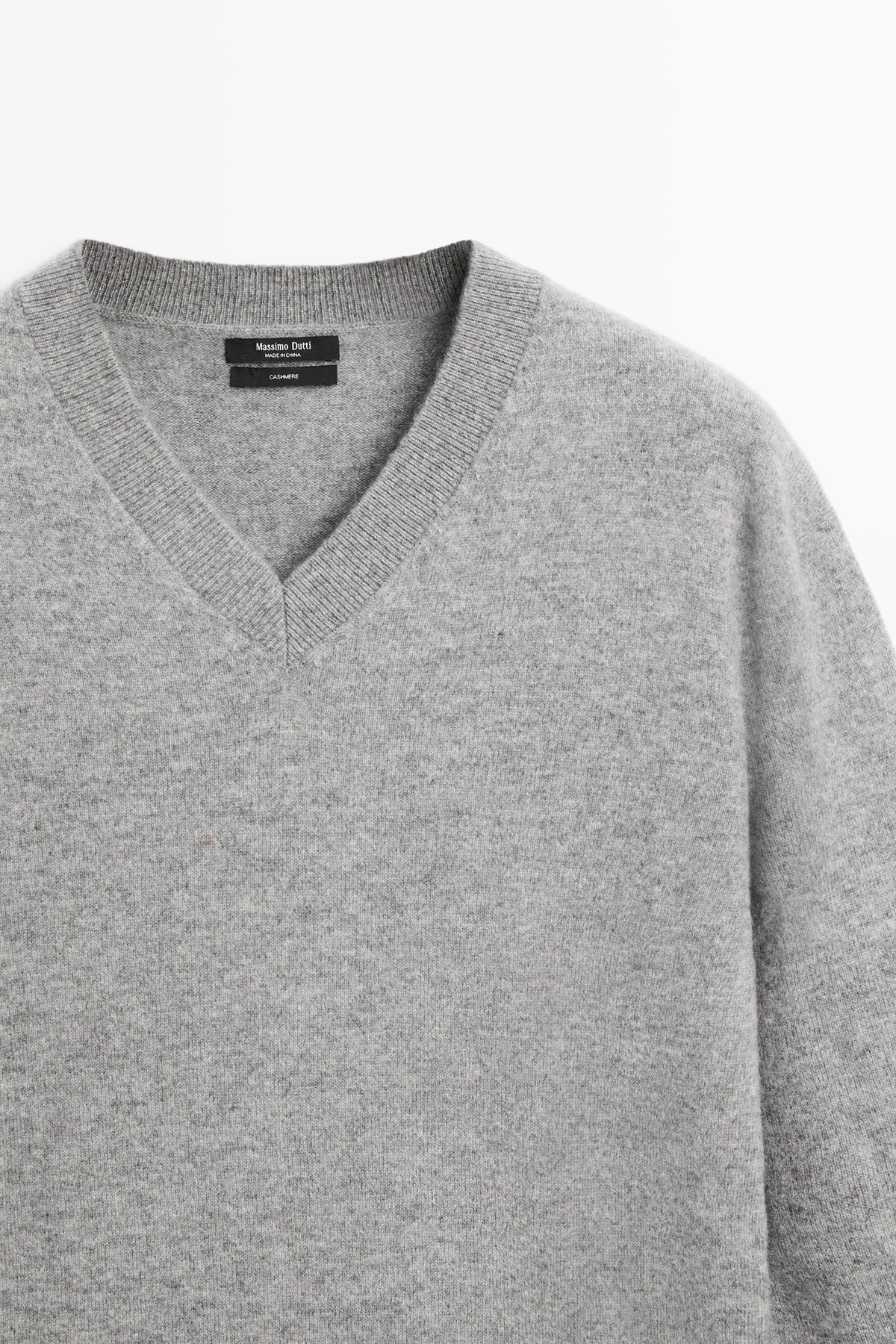 Massimo Dutti Cashmere Sweater - Grey Marl
