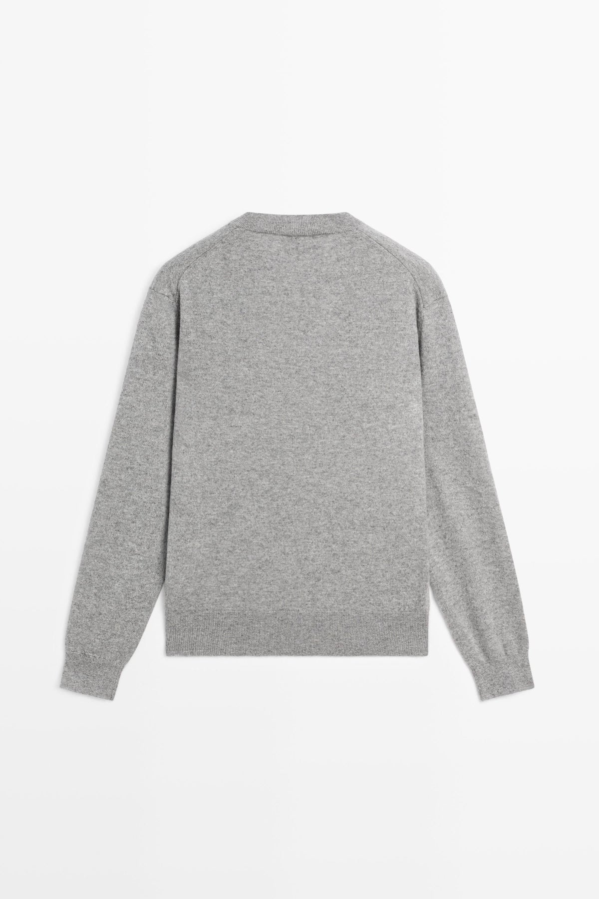 Massimo Dutti Cashmere Sweater - Grey Marl