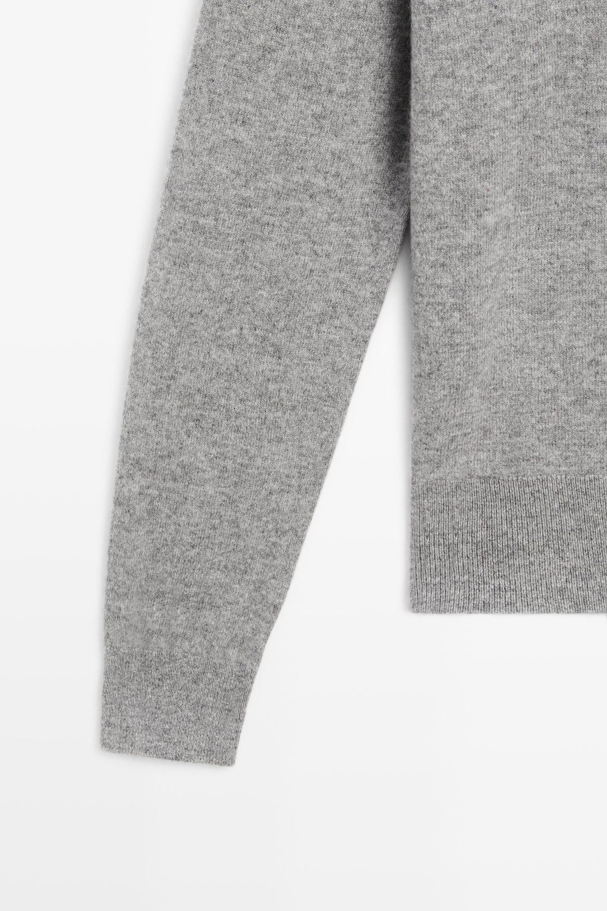 Massimo Dutti Cashmere Sweater - Grey Marl