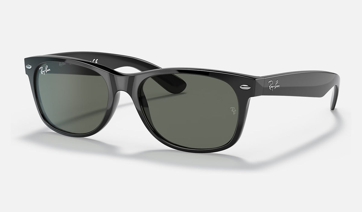 Ray-Ban New Wayfarer - Polished Black / G-15 Green