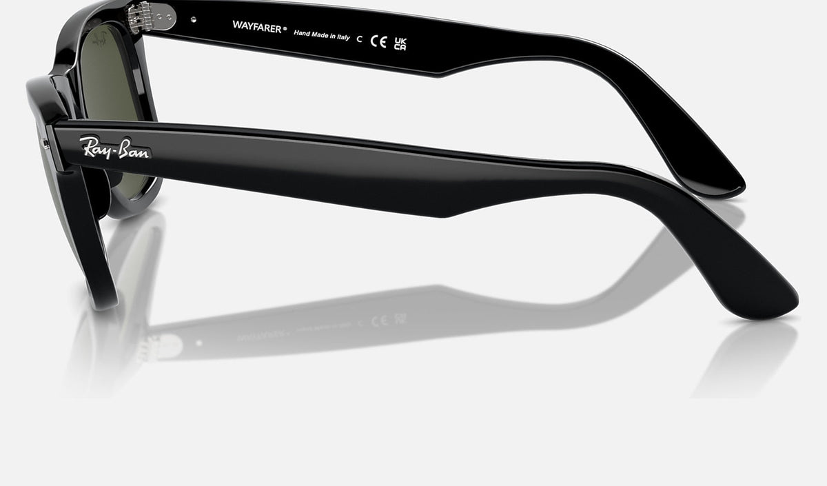 Ray-Ban Wayfarer Classic - Polished Black / G-15 Green