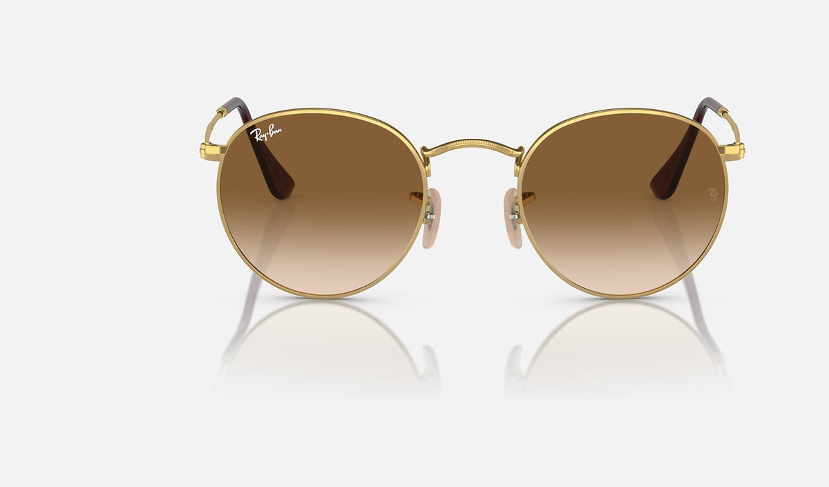 Ray-Ban Round Metal - Polished Gold / Brown
