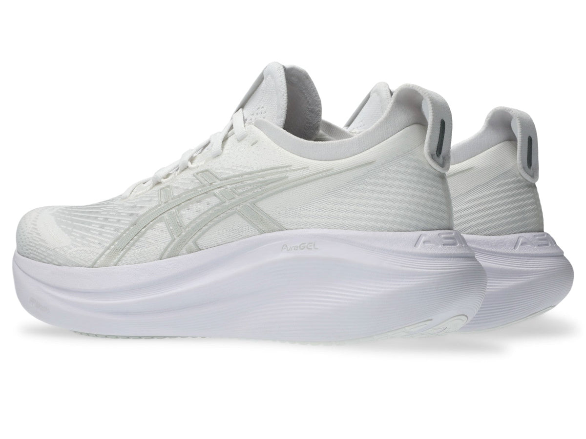 ASICS Gel-Nimbus 27 - White/Glacier Grey