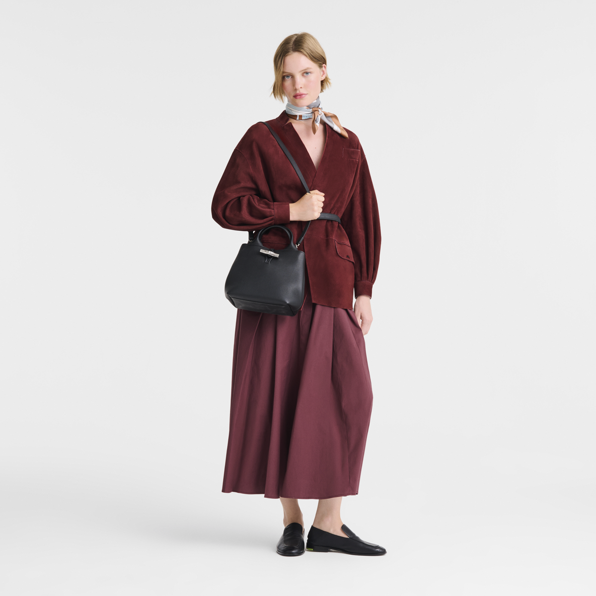 Longchamp Le Roseau Bag - Black
