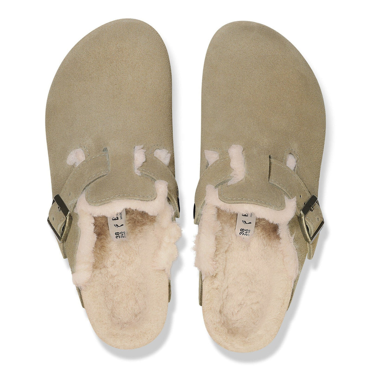 Birkenstock Boston Clog Shearling - Taupe