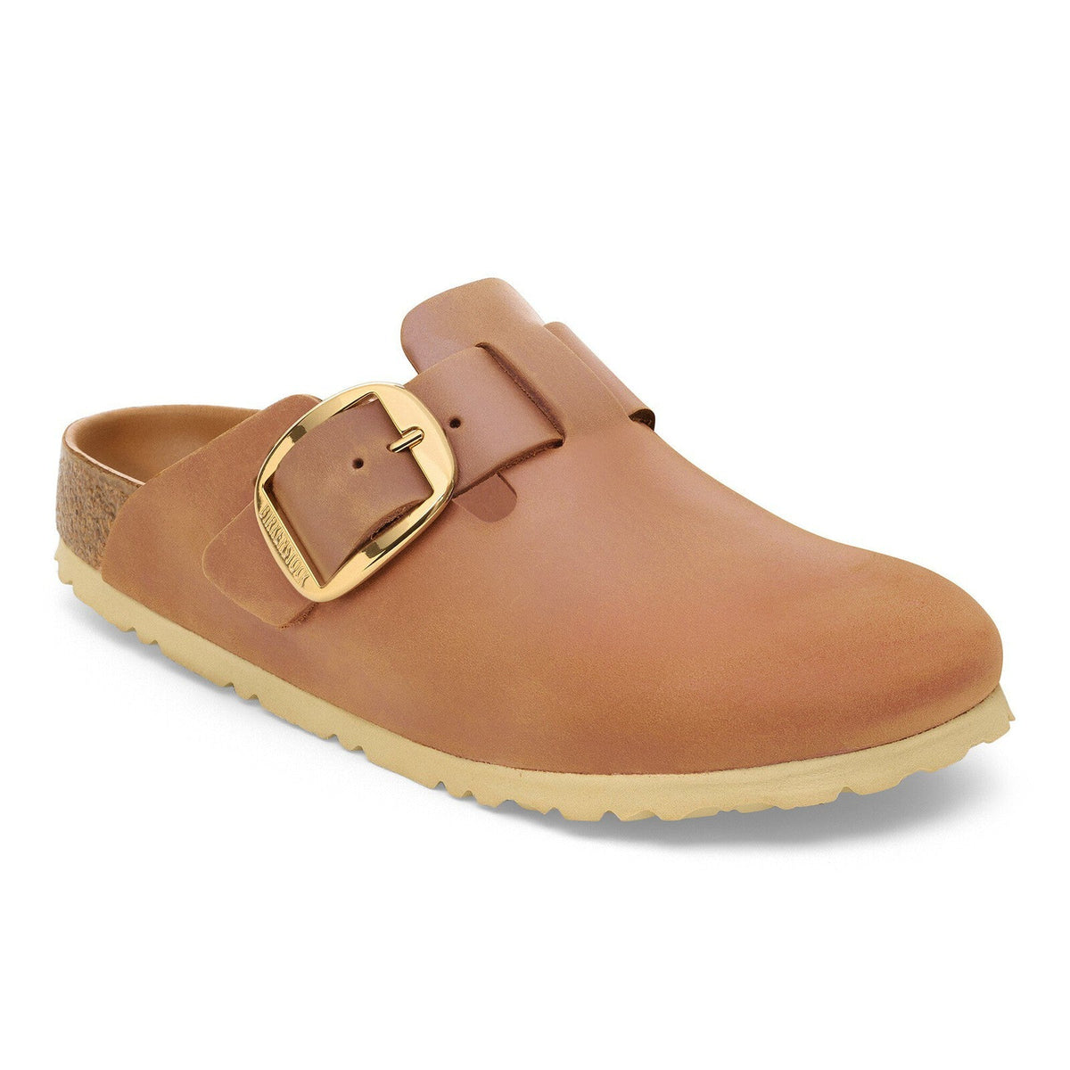 Birkenstock Boston Big Buckle - Cognac