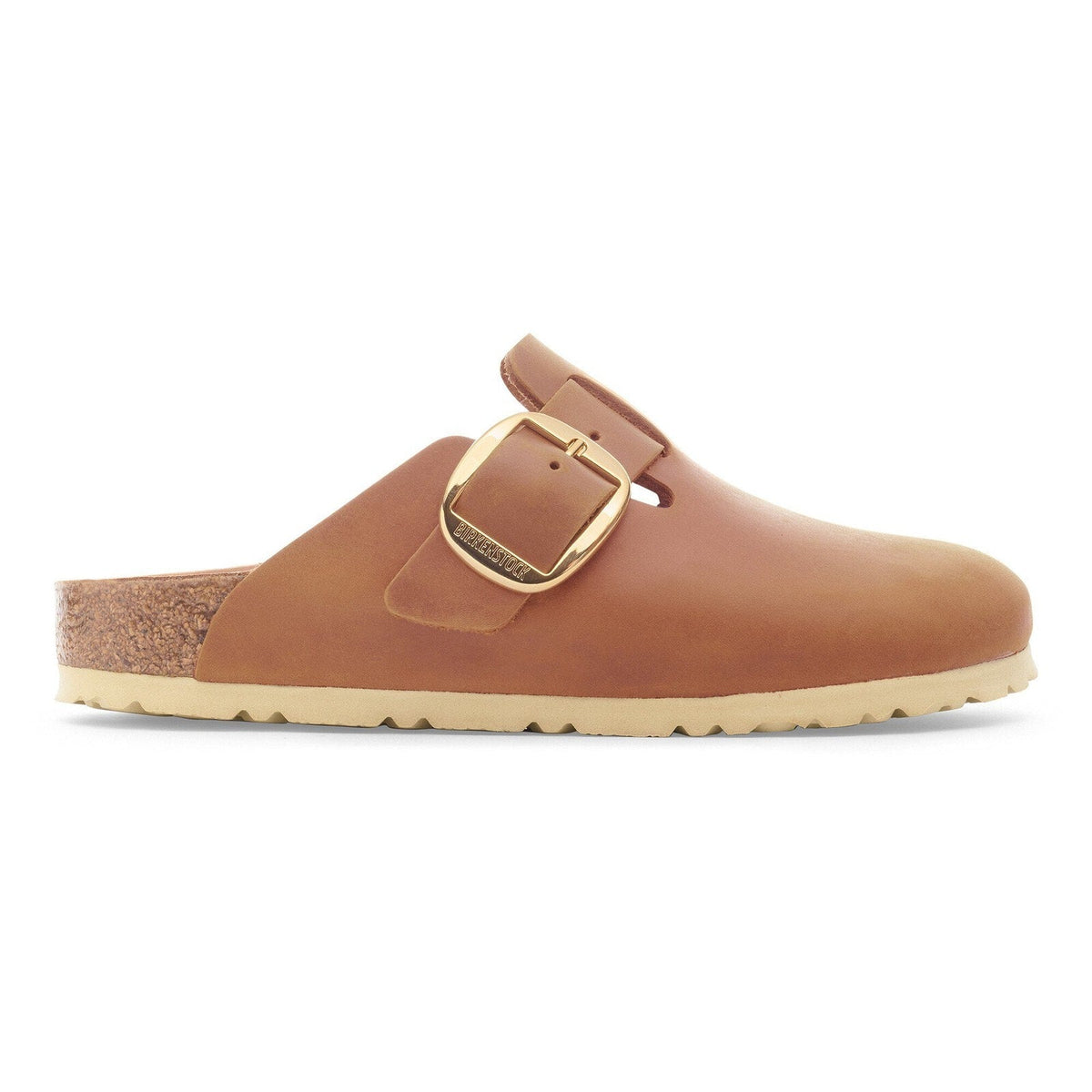 Birkenstock Boston Big Buckle - Cognac