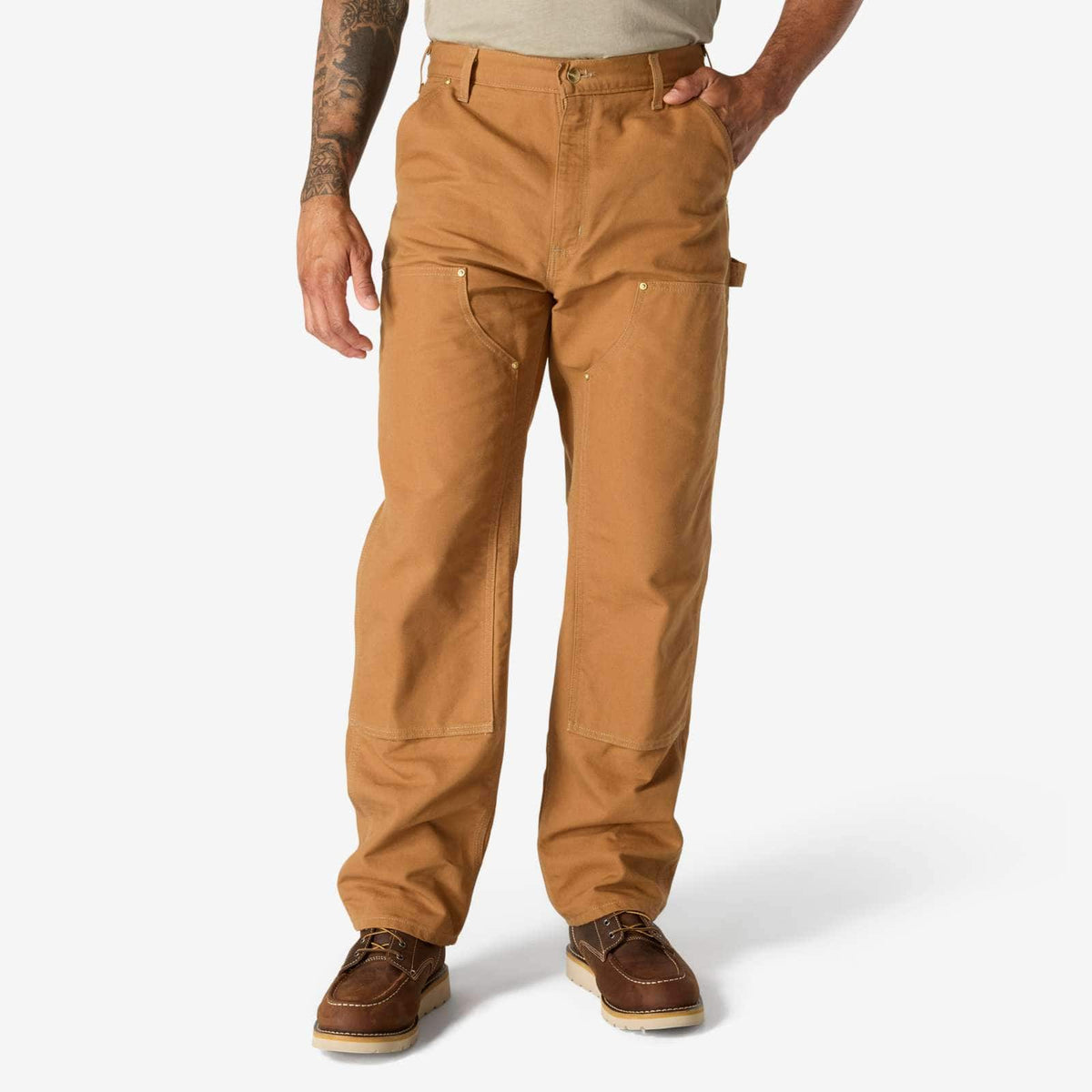 Carhartt Duck Double-Front Pant - Carhartt Brown