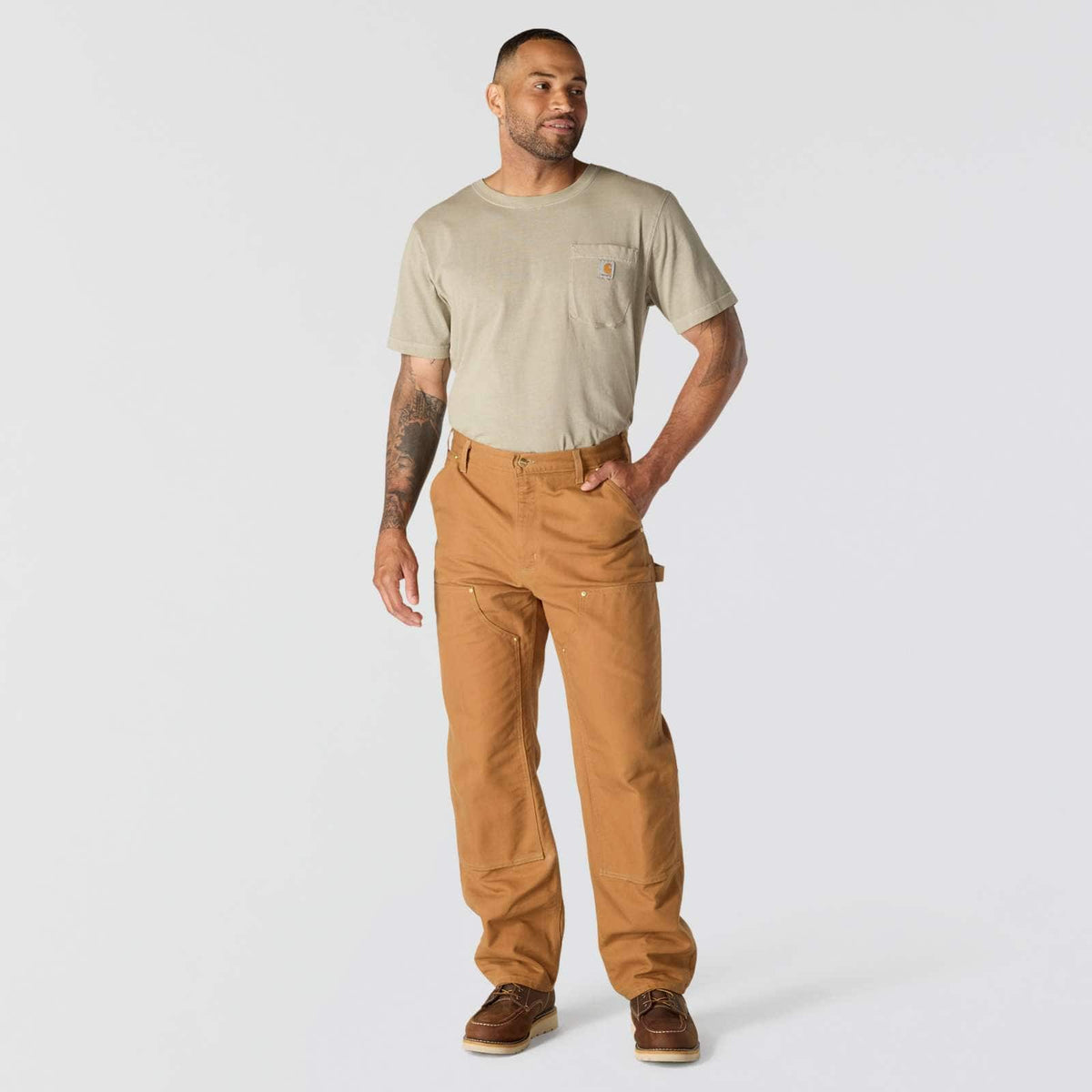 Carhartt Duck Double-Front Pant - Carhartt Brown