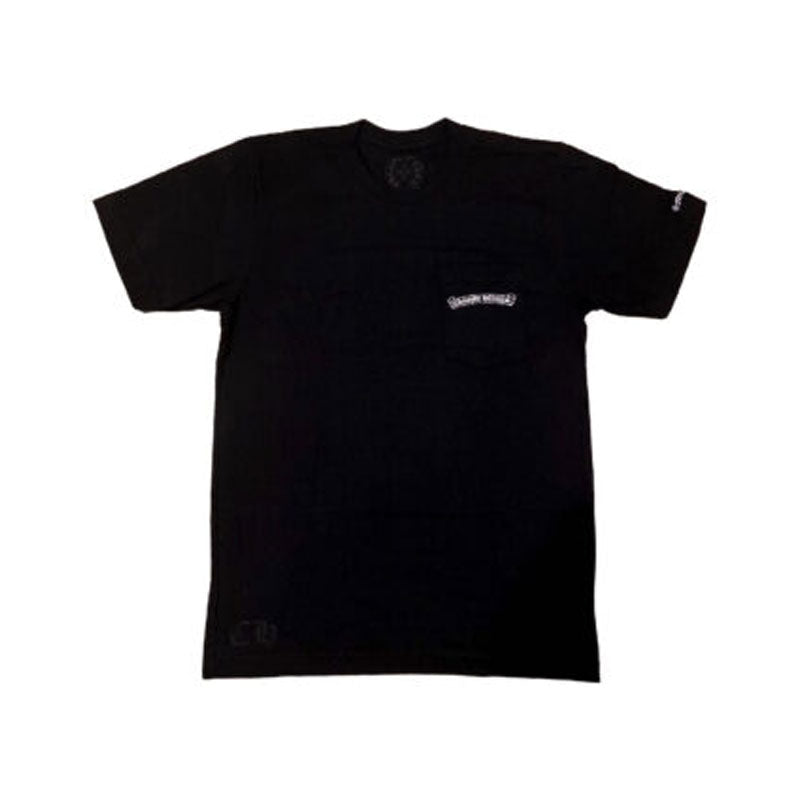 Chrome Hearts Scroll Logo T-Shirt – Black