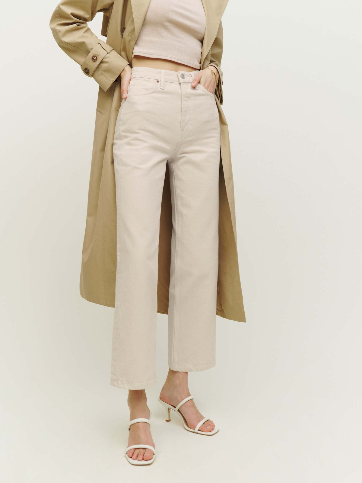 Reformation Wilder Jeans - Almond