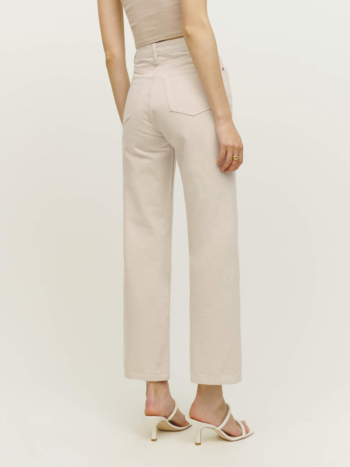 Reformation Wilder Jeans - Almond