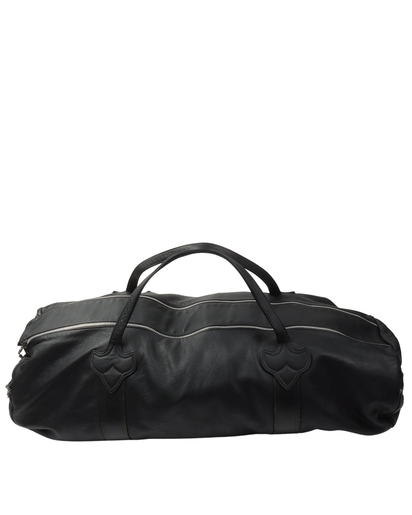 XL Leather Boston Duffel Bag