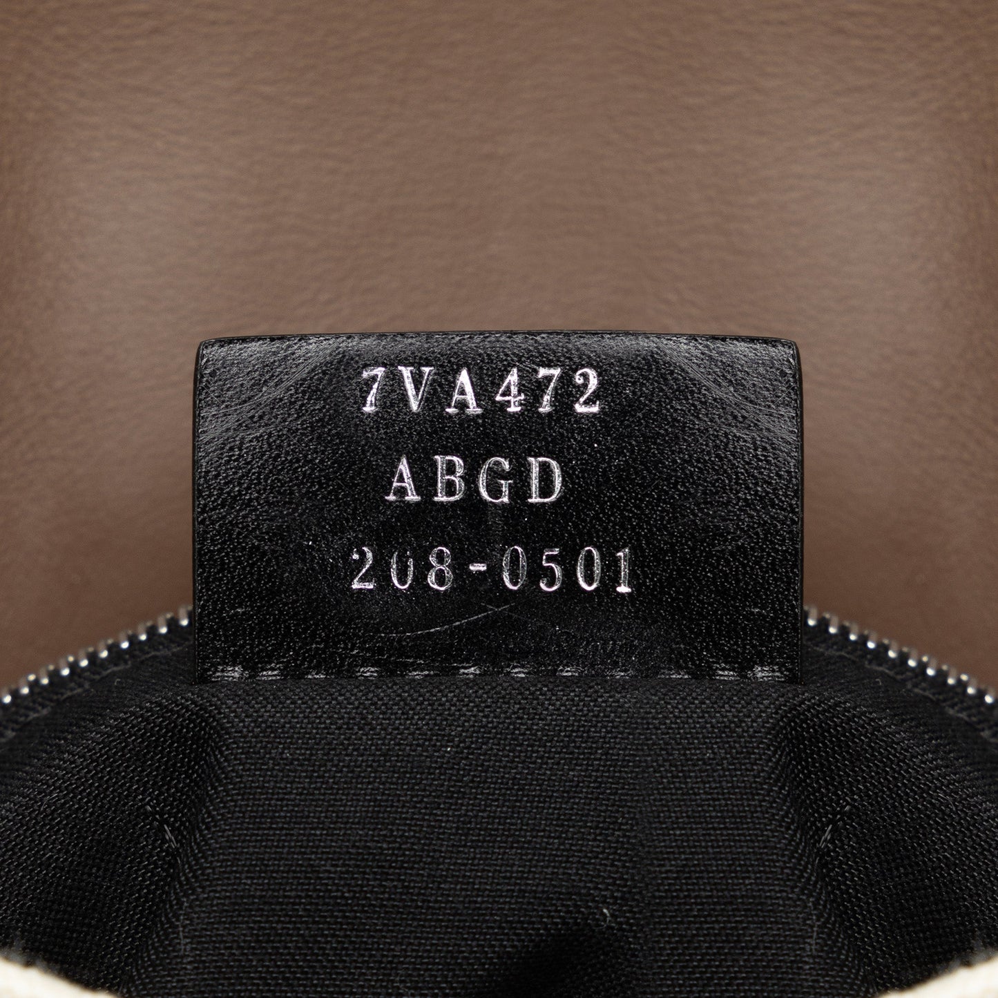 Fendi Zucca Canvas and Leather Convertible Baguette Brown