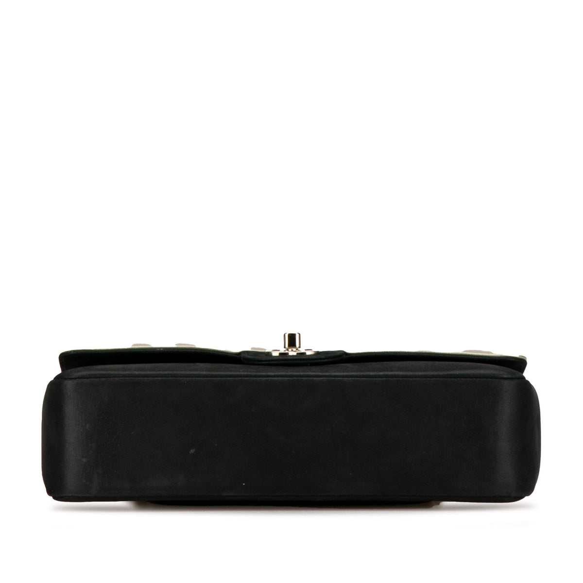 Chanel Medium Classic Bicolor Caviar Double Flap Silver