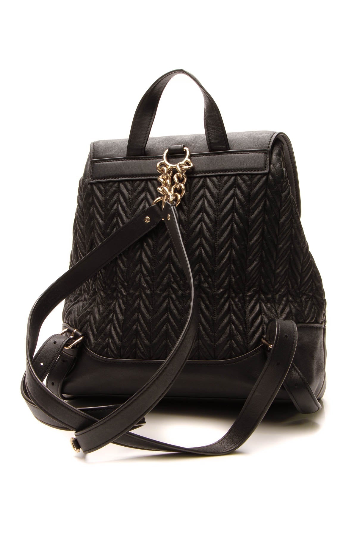 Coach Elle Quilted Backpack Black