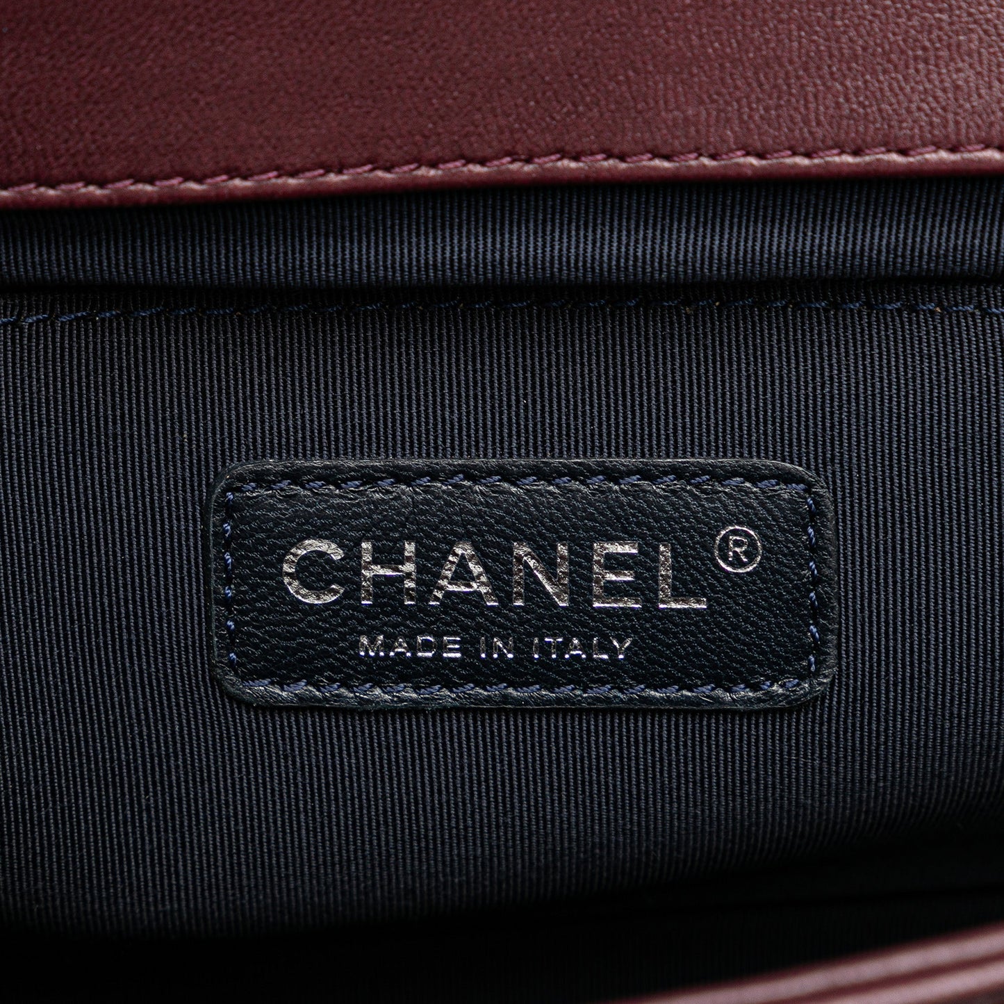 Chanel Medium Velvet and Tweed Boy Flap Red