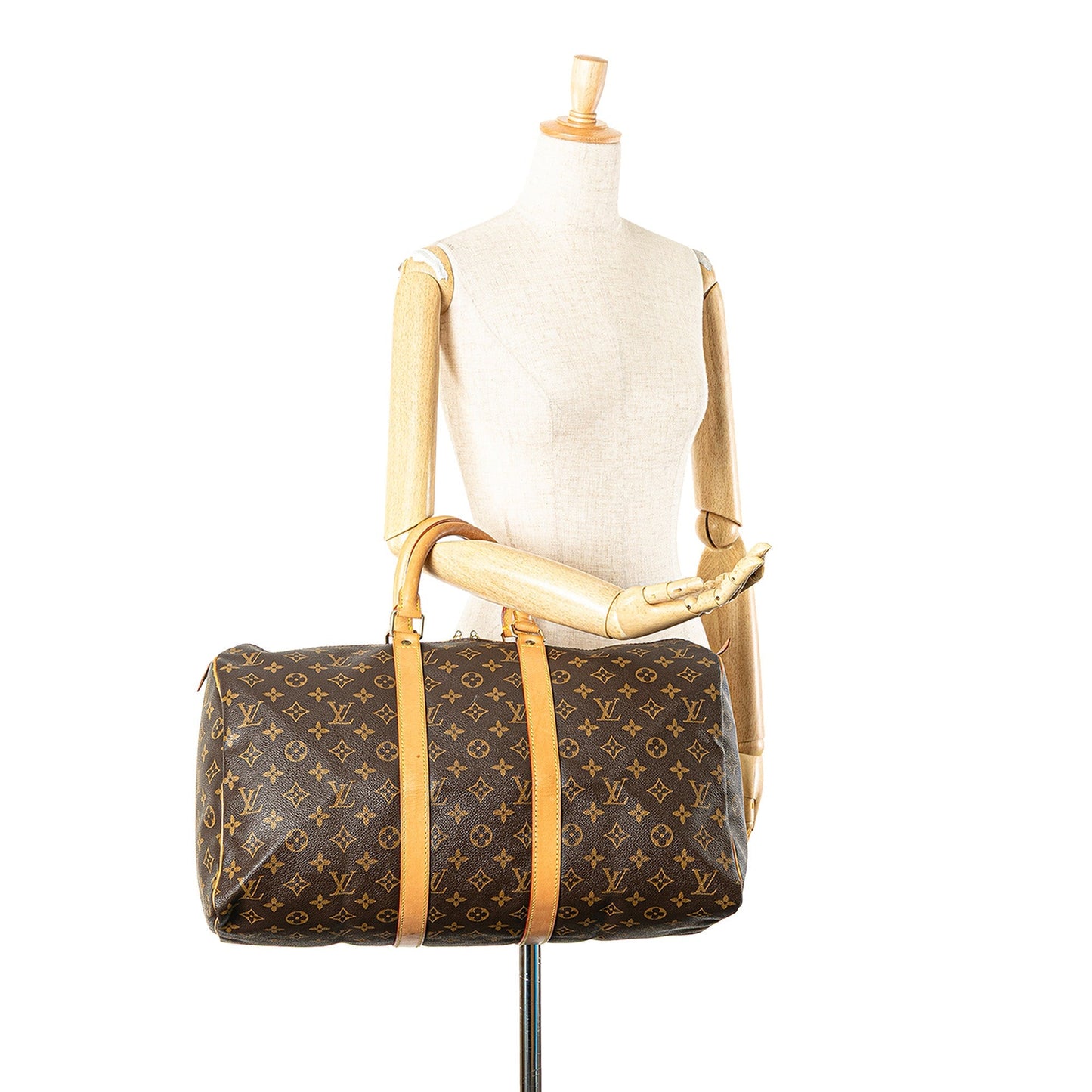 Louis Vuitton Monogram Keepall 45 Brown