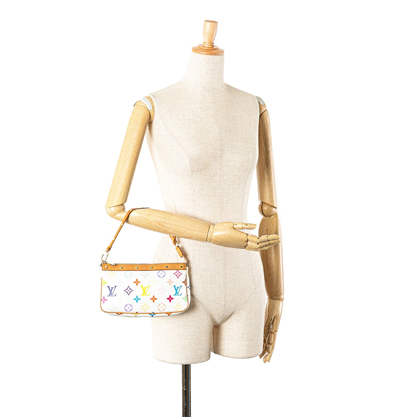 Louis Vuitton Monogram Multicolore Pochette Accessoires White