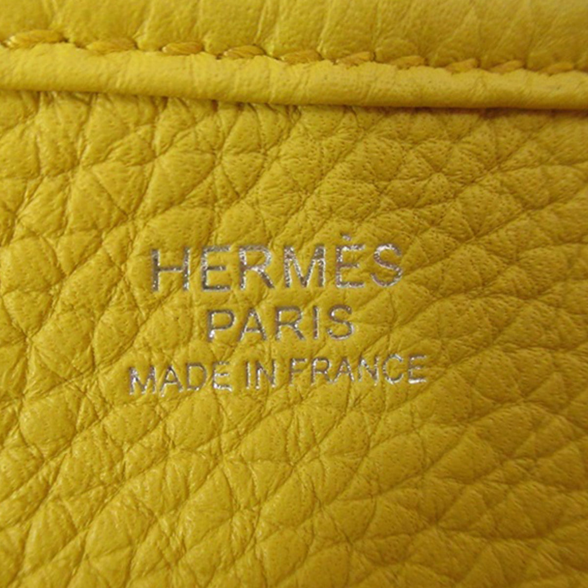 Hermès Clemence Evelyne III PM Yellow