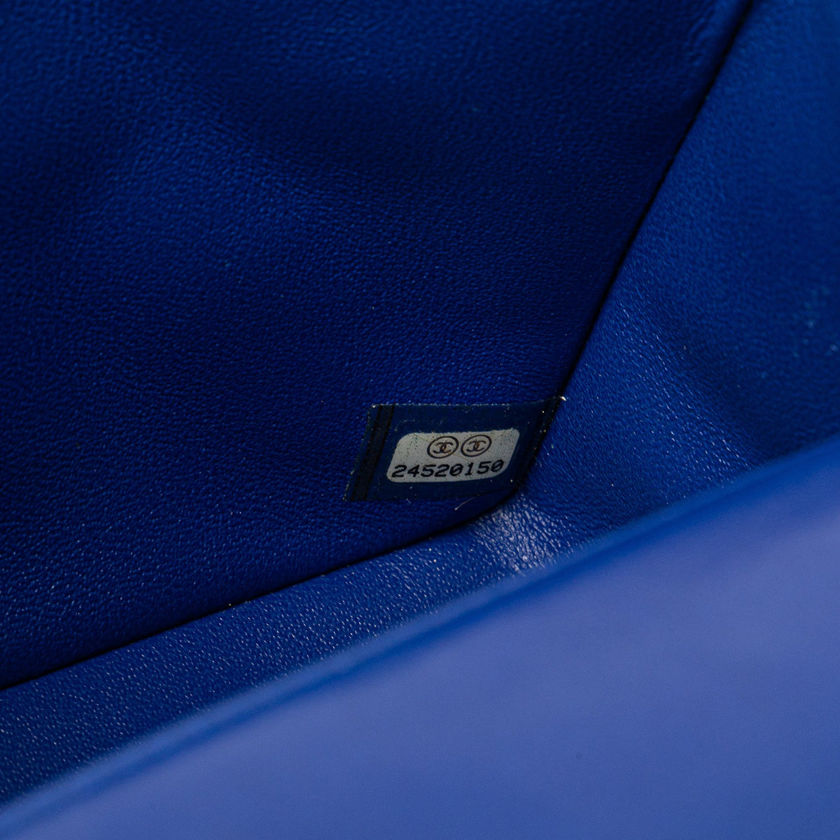Chanel Mini Rectangular Classic Lambskin Single Flap Blue