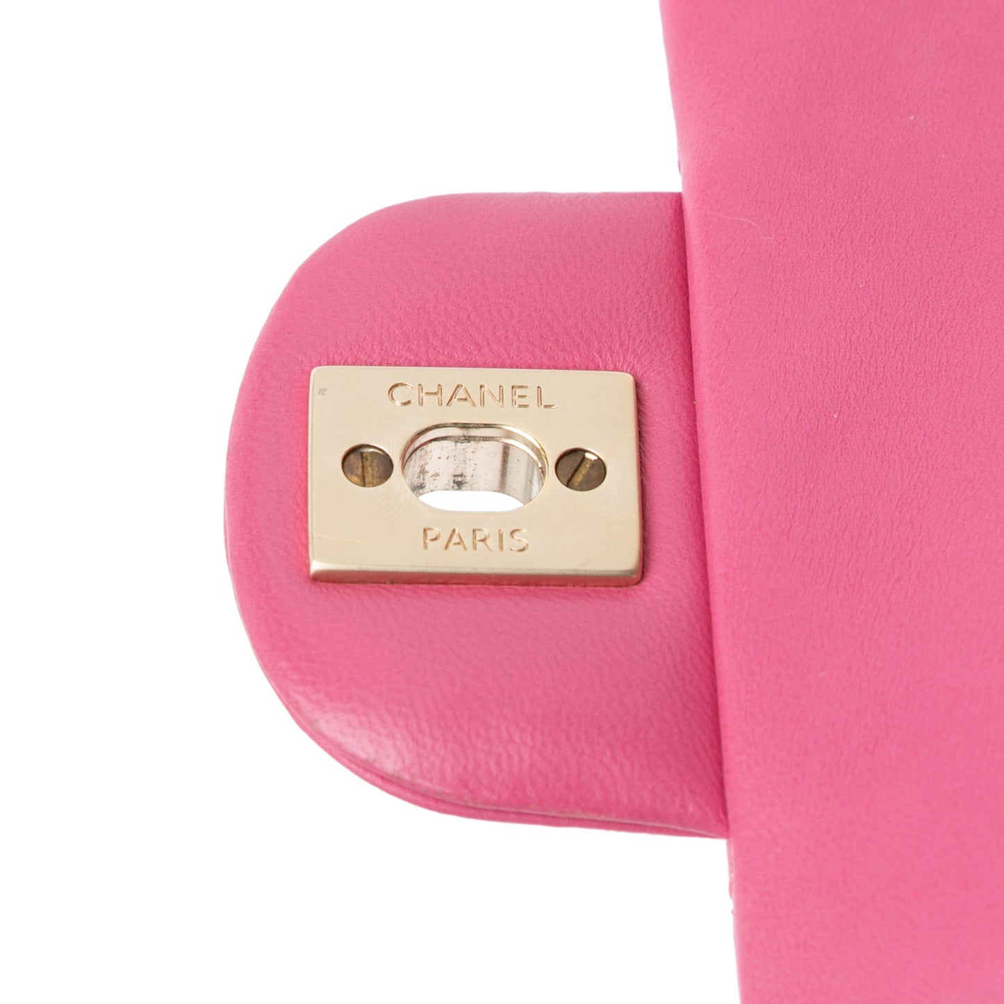 Chanel Mini Rectangular Classic Lambskin Single Flap Pink