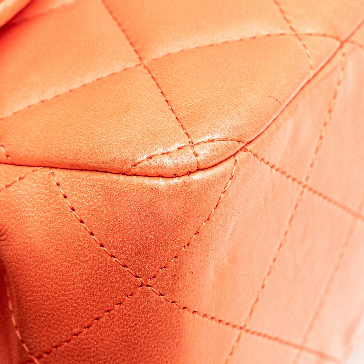 Chanel Jumbo Classic Lambskin Single Flap Orange