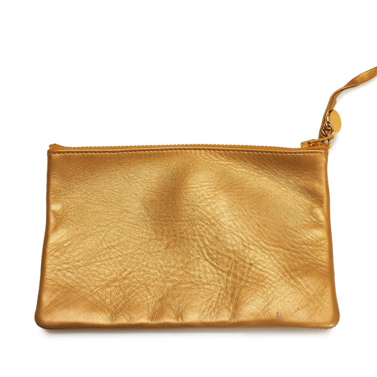 Chanel Brocade Bucket Bag Gold