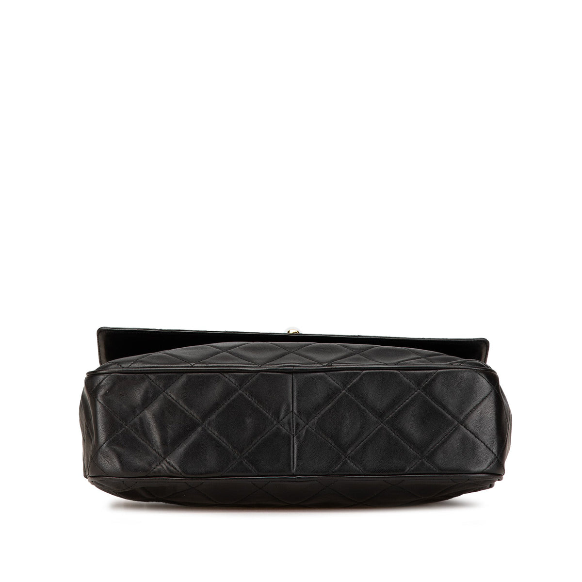 Chanel CC Quilted Lambskin Tassel Crossbody Black