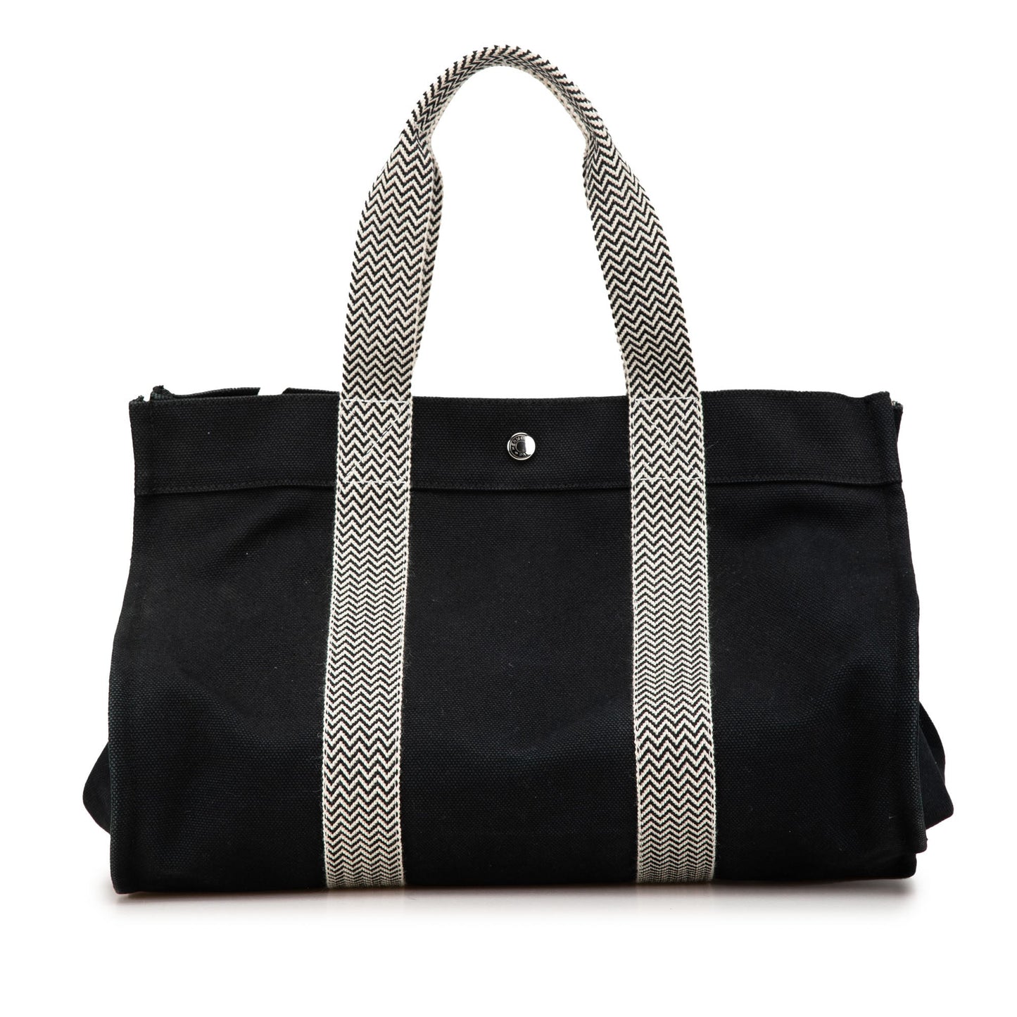 Hermès Toile Cannes MM Black