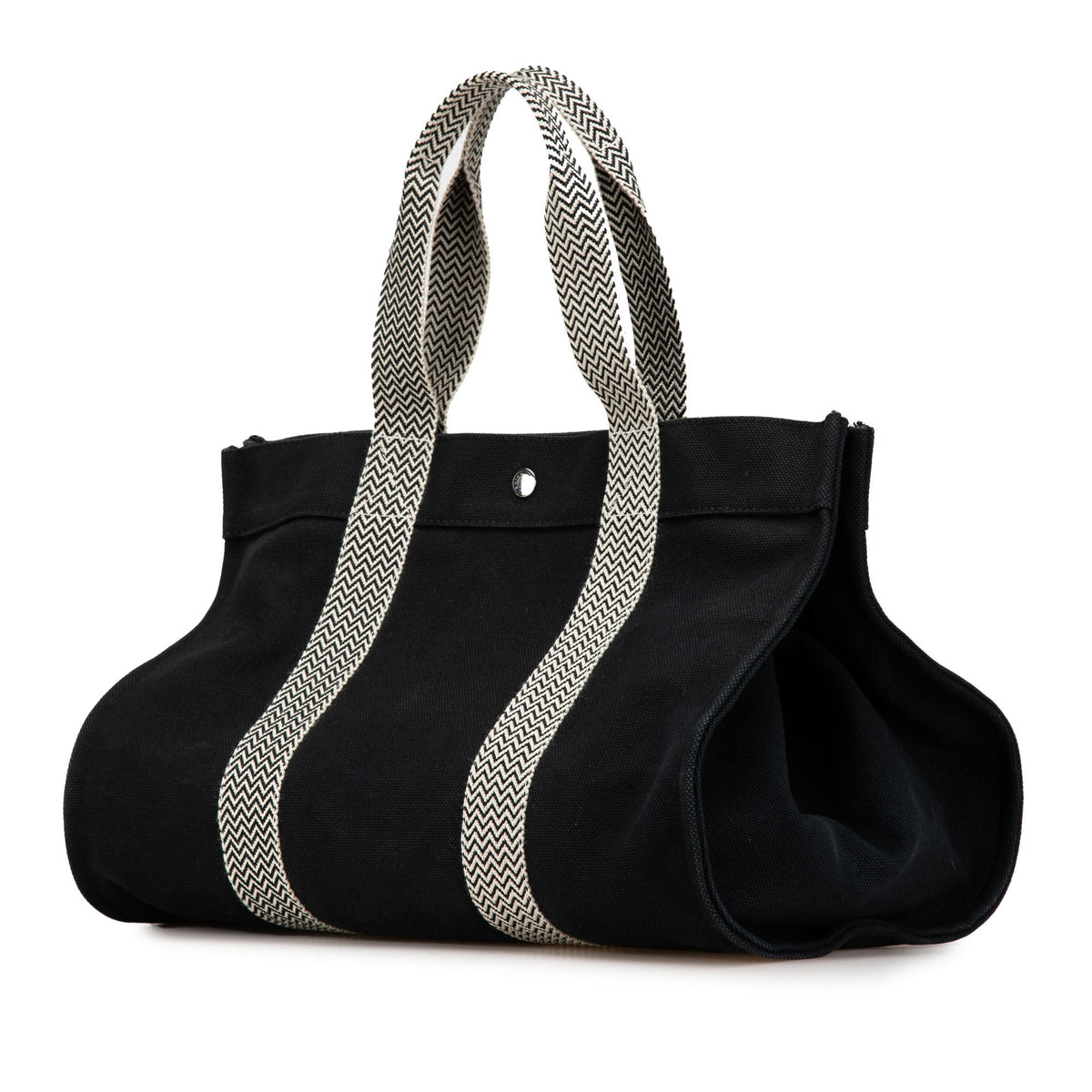 Hermès Toile Cannes MM Black