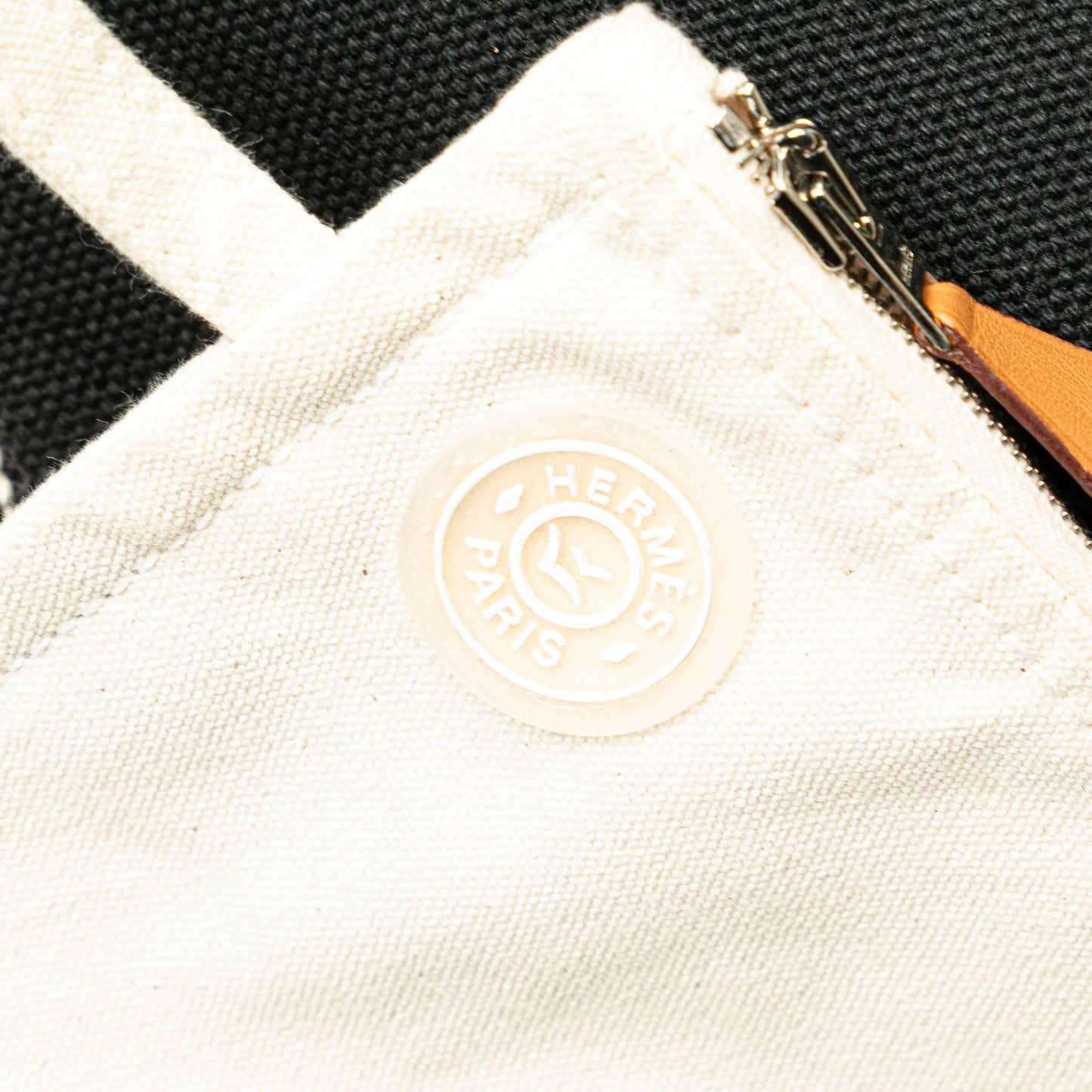 Hermès Toile Cannes MM Black