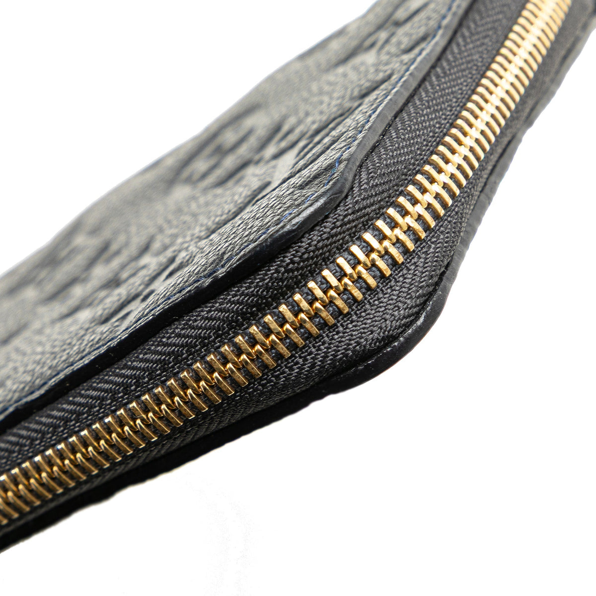 Louis Vuitton Monogram Empreinte Zippy Long Wallet Black