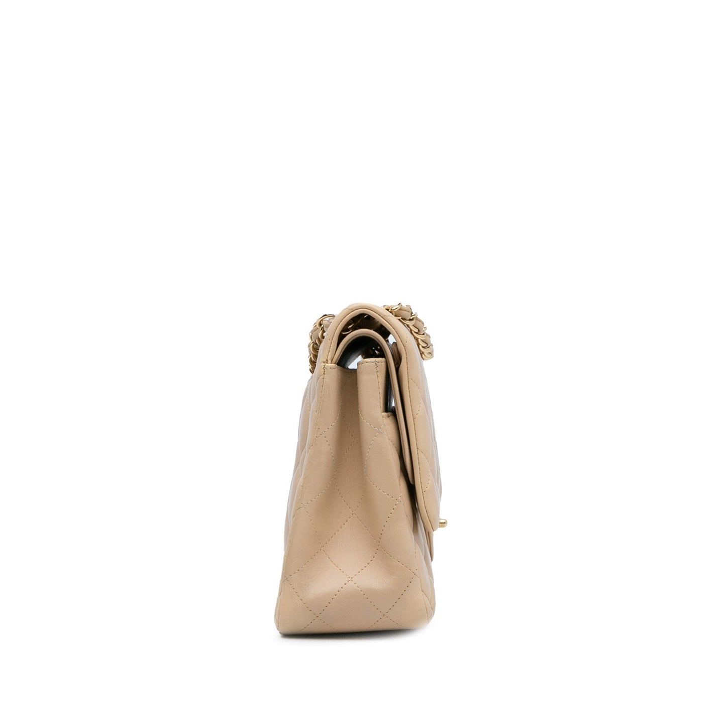 Chanel Jumbo Classic Lambskin Double Flap Brown
