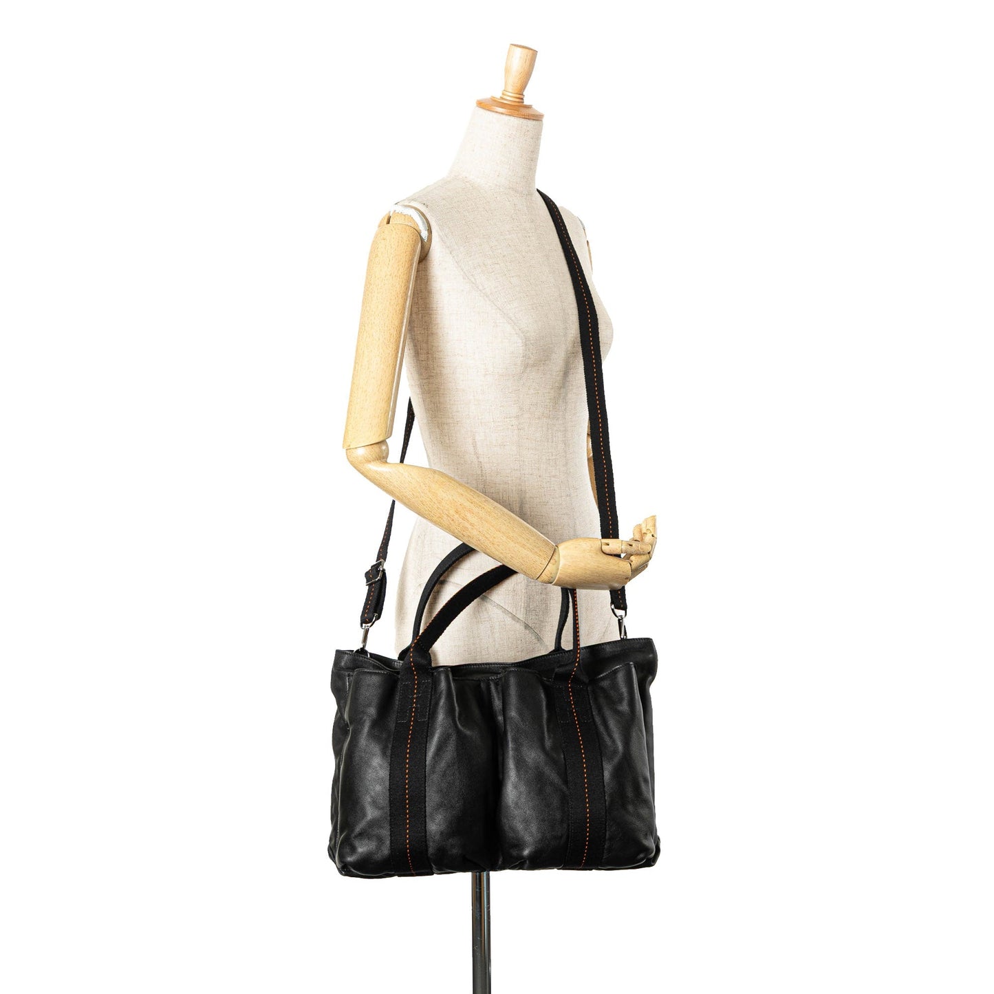 Hermès Caravan Horizontal MM Black